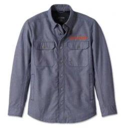 Harley-Davidson Riding Hemdjacke Operative Blau