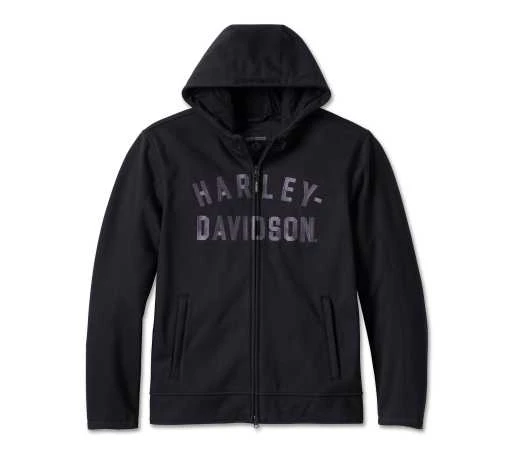 Harley-Davidson Textiljacke Deflector Hooded Schwarz 3 Harley-Davidson Textiljacke Deflector Hooded Schwarz