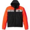 Harley-Davidson Regenjacke Full Speed II Schwarz/orange 2 Harley-Davidson Regenjacke Full Speed II Schwarz/orange -Motorradzubehör 98105 23vm
