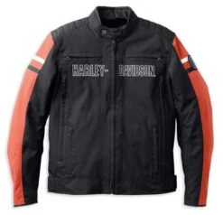 Harley-Davidson Textiljacke Hazard Wasserdicht Extra Lang