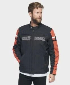 Harley-Davidson Textiljacke Hazard Wasserdicht Extra Lang -Motorradzubehör 98126 22em 3