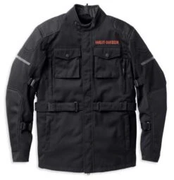 Harley-Davidson Jacke Quest Triple Vent Schwarz