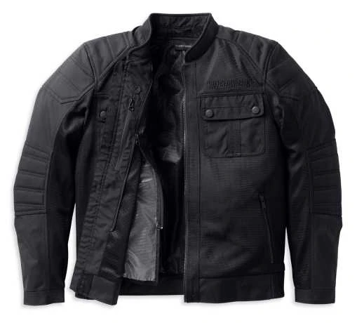 Harley-Davidson Jacke Zephyr Mesh Schwarz 5 Harley-Davidson Jacke Zephyr Mesh Schwarz – Bild 3