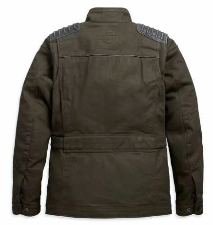 Harley-Davidson Textiljacke Trego Dark Green 4 Harley-Davidson Textiljacke Trego Dark Green – Bild 2