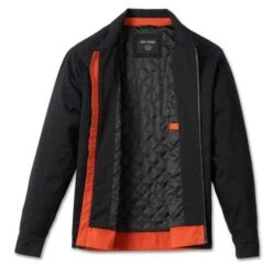 Harley-Davidson Workjacke Schwarz/orange -Motorradzubehör 98400 22vm harley31