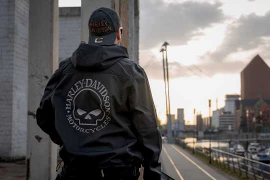 Harley-Davidson Softshell Jacke Willie G Skull Schwarz 4 Harley-Davidson Softshell Jacke Willie G Skull Schwarz – Bild 2