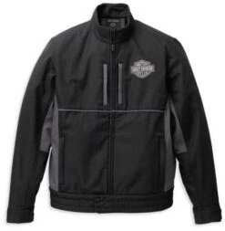 Harley-Davidson Softshell Jacke Bar & Shield Schwarz/grau