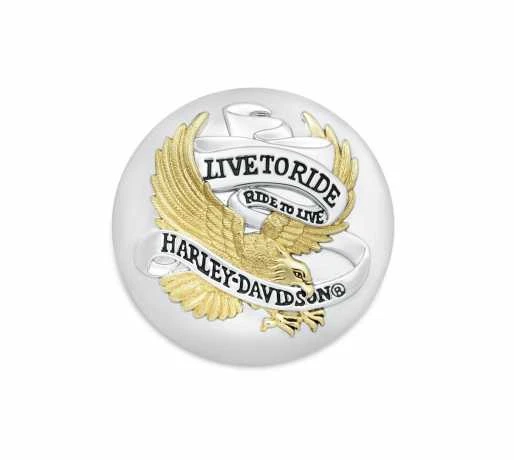 Harley Davidson Tankdeckel-Medaillon Live To Ride 3 Harley Davidson Tankdeckel-Medaillon Live To Ride