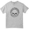Harley-Davidson T-Shirt Skull Heather Grau 1 Harley-Davidson T-Shirt Skull Heather Grau -Motorradzubehör 99022 22vm harley