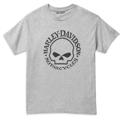 Harley-Davidson T-Shirt Skull Heather Grau 3 Harley-Davidson T-Shirt Skull Heather Grau