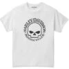 Harley-Davidson T-Shirt Skull Weiß -Motorradzubehör 99023 22vm harley1