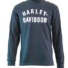 Harley-Davidson Sweatshirt Staple Blau 1 Harley-Davidson Sweatshirt Staple Blau -Motorradzubehör 99048 22vm harley