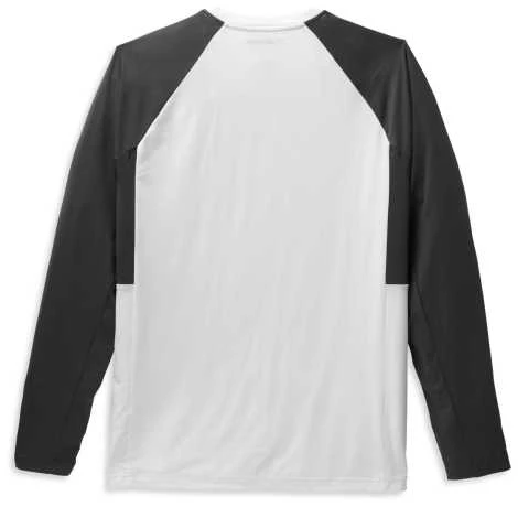 Harley-Davidson Longsleeve Performance Bar & Shield Weiß/schwarz 4 Harley-Davidson Longsleeve Performance Bar & Shield Weiß/schwarz – Bild 2