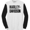 Harley-Davidson Longsleeve Foundation Colorblock Weiß/schwarz 2 Harley-Davidson Longsleeve Foundation Colorblock Weiß/schwarz -Motorradzubehör 99078 22vm1