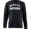 Harley-Davidson Longsleeve Staple Schwarz -Motorradzubehör 99081 22vm harley1