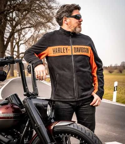 Harley-Davidson Activewear Jacke Chest Stripe 6 Harley-Davidson Activewear Jacke Chest Stripe – Bild 4