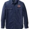 Harley-Davidson Jeanshemd Bar & Shield Blau