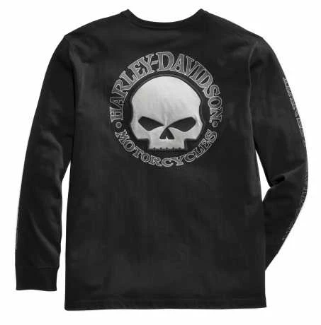 Harley-Davidson Skull Longsleeve, Schwarz 4 Harley-Davidson Skull Longsleeve, Schwarz – Bild 2