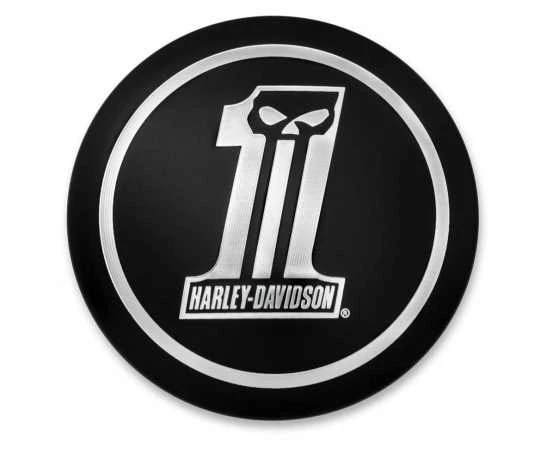 Harley Davidson Tankdeckel-Medaillon Number One Skull 3 Harley Davidson Tankdeckel-Medaillon Number One Skull