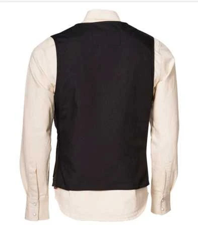 Rokker Tweed Weste Grau 6 Rokker Tweed Weste Grau – Bild 4