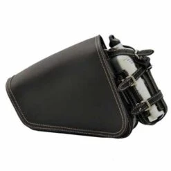 Deemeed Outsider Vintage Seitentasche Schwarz & Ecry Stitching