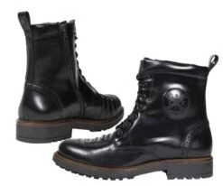 John Doe Falcon Motorradstiefel Schwarz