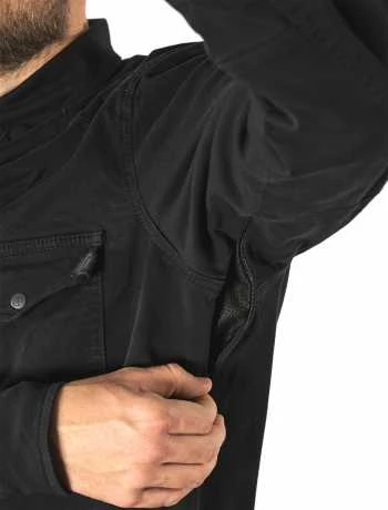 John Doe Motoshirt Motorrad Hemd Schwarz 6 John Doe Motoshirt Motorrad Hemd Schwarz – Bild 4