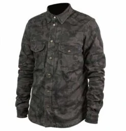 John Doe Motoshirt Motorrad Hemd Camou