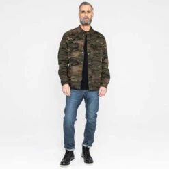 John Doe Motoshirt Motorrad Hemd New Camouflage -Motorradzubehör jdl5014v 5