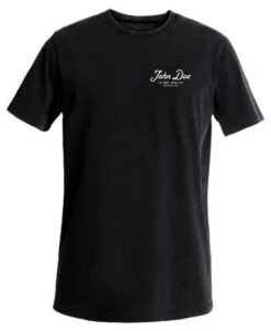 John Doe T-Shirt JD Lettering Schwarz