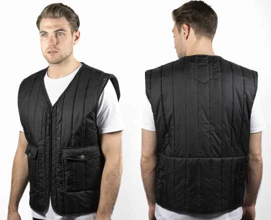 John Doe Classic Biker Weste, Schwarz 6 John Doe Classic Biker Weste, Schwarz – Bild 4