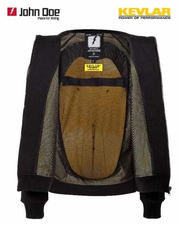 John Doe Motorrad XTM Hoodie Schwarz 5 John Doe Motorrad XTM Hoodie Schwarz – Bild 3