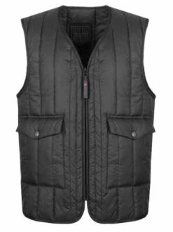 John Doe Classic Biker Weste, Schwarz