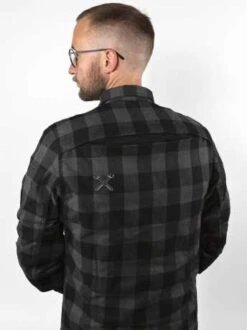 John Doe Motoshirt Motorrad Hemd Grau/schwarz 11 John Doe Motoshirt Motorrad Hemd Grau/schwarz -Motorradzubehör john doe motoshirt jdl5004 5