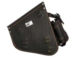 Deemeed Outsider Vintage Seitentasche Schwarz & Orange Gestickt -Motorradzubehör ma61.12.10.11 3