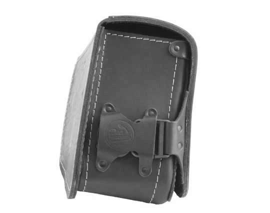 Deemeed Outsider Bobster Satteltasche Links Schwarz & Ecry Stitching 4 Deemeed Outsider Bobster Satteltasche Links Schwarz & Ecry Stitching – Bild 2