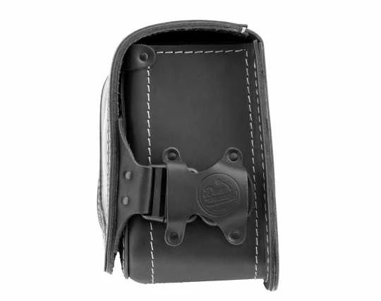 Deemeed Outsider Bobster Satteltasche Rechts Schwarz & Ecry Stitching 4 Deemeed Outsider Bobster Satteltasche Rechts Schwarz & Ecry Stitching – Bild 2