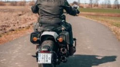 Deemeed Outsider Bobster Satteltasche Rechts Schwarz & Grünes Stitching 10 Deemeed Outsider Bobster Satteltasche Rechts Schwarz & Grünes Stitching -Motorradzubehör ma63r.12.10.12 4 4