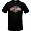 Harley-Davidson T-Shirt Long Bar & Shield Schwarz 1 Harley-Davidson T-Shirt Long Bar & Shield Schwarz -Motorradzubehör r0034142