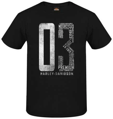 Harley-Davidson T-Shirt Words Schwarz 3 Harley-Davidson T-Shirt Words Schwarz