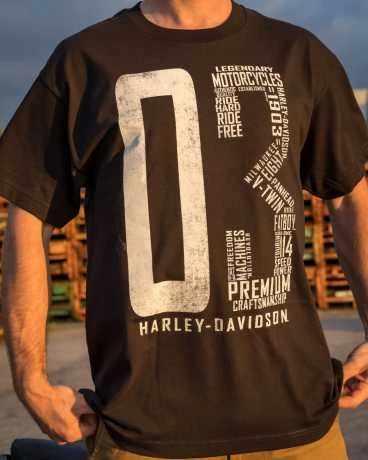 Harley-Davidson T-Shirt Words Schwarz 6 Harley-Davidson T-Shirt Words Schwarz – Bild 4