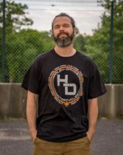 Harley-Davidson T-Shirt H-D Round Schwarz -Motorradzubehör r004359v 31