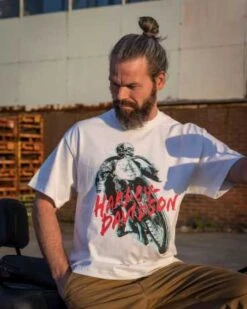 Harley-Davidson T-Shirt Rebel Weiß -Motorradzubehör r004371v 31