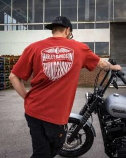 Harley-Davidson T-Shirt Ride Hard Orange -Motorradzubehör r004389v 51