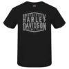 Harley-Davidson T-Shirt Structured Schwarz -Motorradzubehör r004435v2