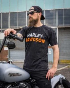 Harley-Davidson T-Shirt H-D Name Schwarz -Motorradzubehör r004536v 31