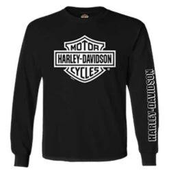 Harley-Davidson Longsleeve Bar & Shield 1 Schwarz