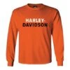 Harley-Davidson Longsleeve H-D Name Orange 2 Harley-Davidson Longsleeve H-D Name Orange -Motorradzubehör r004541v2