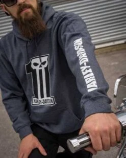 Harley-Davidson Hoodie Dark Custom H-D Grau -Motorradzubehör r004547v 41