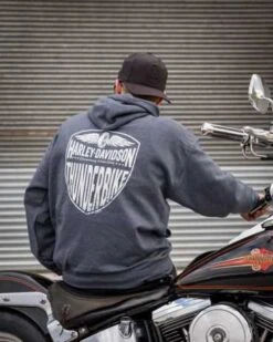 Harley-Davidson Hoodie Dark Custom H-D Grau -Motorradzubehör r004547v 51